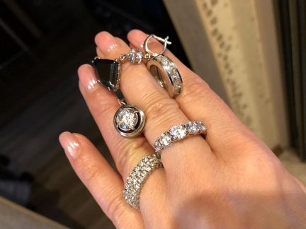 Украшения серьги колье кольцо Swarovski, горный хр