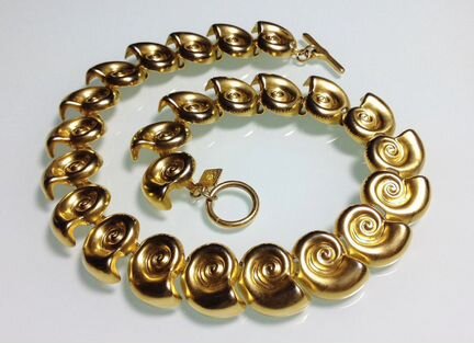Винтажное колье Anne Klein с ракушками. США 1980-е