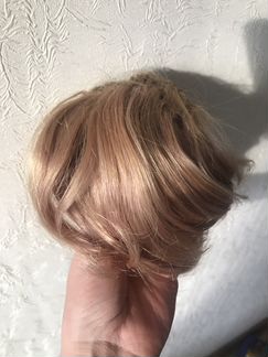 Шиньон из натуральных волос 20см