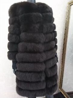 Шуба из песца