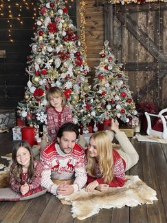 Свитер скандинавский с оленями Deerz