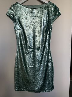 Платье с пайетками Zara