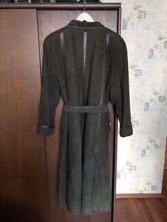 Плащ из натуральной замши