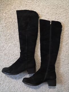 Зимние сапоги из натуральной замши (р. 37)