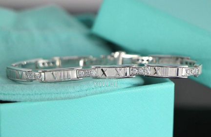 Золотой браслет Tiffany с бриллиантами 1 ct