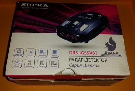 Радар-детектор supra DRS-IG55VST