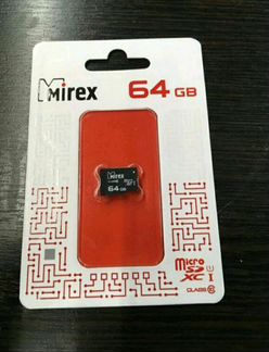 Карта памяти MicroSD 64 gb
