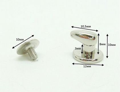 Фурнитура для сумок, кобурная кнопка, застежка