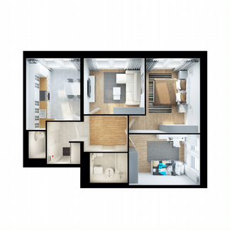 3-к квартира, 64.6 м², 10/25 эт.