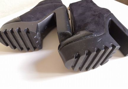 Ботильоны на высоком каблуке и платформе