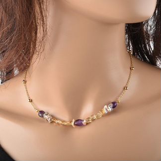 Колье с натуральным камнем 