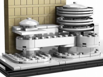 Lego architecture музей Гуггенхайма