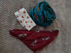 Вещи с лисами: свитер, платки, шарфы