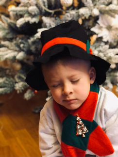 Новогодний костюм Снеговик