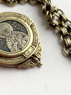 Икона Нательная Цепь серебро 925 проба