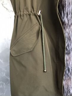 Парка женская с натуральным мехом