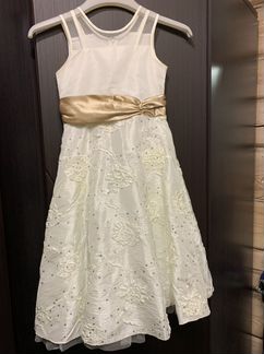 Новогоднее платье для девочки 9 лет. Рост 134