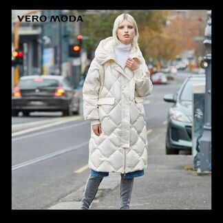 Пуховик белый