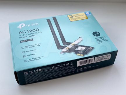 Wifi адаптер + bluetooth tp-link archer t5e
