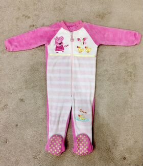 Флисовый комбинезон Mothercare свинка Пеппа