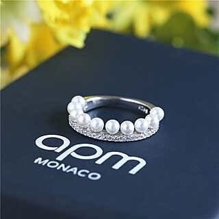 Кольцо фирменное с жемчугом Ювелирные украшения