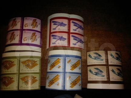 1974, Серия марок История авиастроения