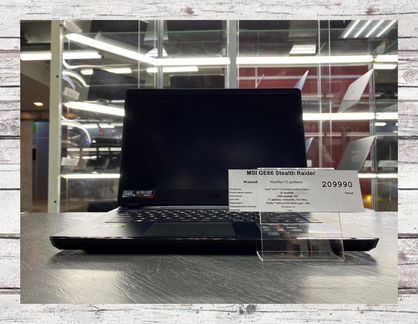 Новый MSI GE66 Raider i7-10 32Gb RTX2070s