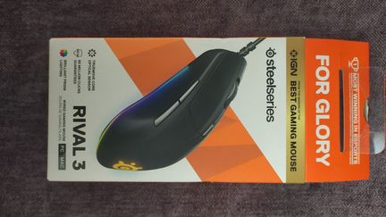 Мышь SteelSeries Rival 3 новая