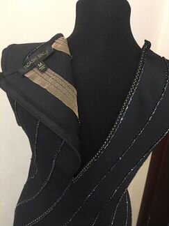 Новое платье вечернее выпускное чёрное красное