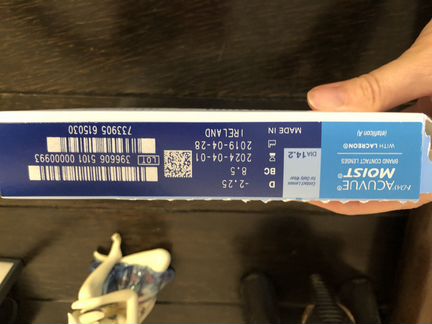 Контактные линзы -2,5