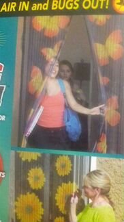 Штора занавес москитная