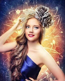 Гранж-Портрет по фото близкого человека