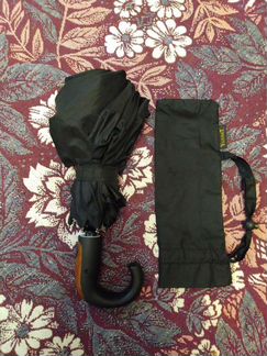 Черный мужской зонт автомат