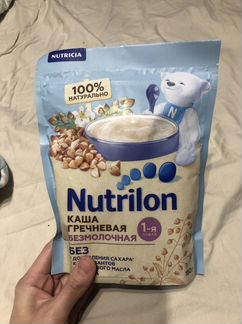 Каша nutrilon безмолочная гречневая