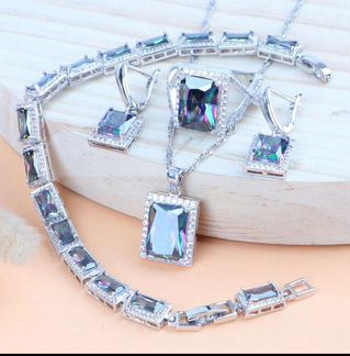 Женский серебряный комплект 925