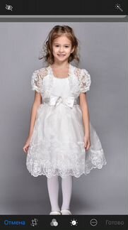 Платье с болеро 110см новогоднее