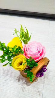 Букет из мыла на 8 марта