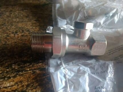 Вентиль на обратную подводку Oventrop Combi 2, ото