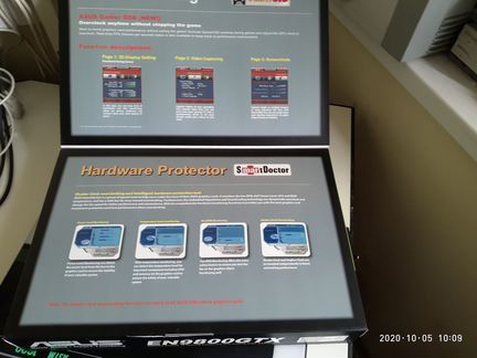 Видеокарта asus EN9800GTX в коробке