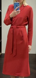 Платье max mara studio оригинал темно- красного цв