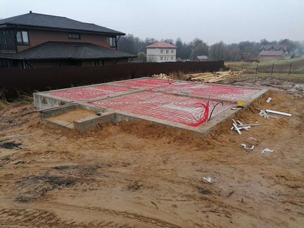 Фундамент. Бетонные,сварочные работы