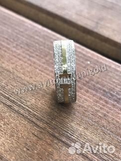 Золотое обручальное кольцо Тифани