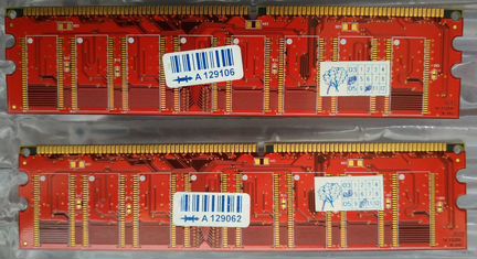 Kingmax 256MB DDR-400 IC:32Mbx8 2 шт