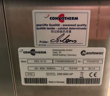 Пароконвектомат Convotherm OES 10.10 (новый)