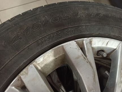 Колеса Volkswagen в сборе 5x112 R17 Лето