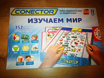Игра электровикторина Conector Изучаем мир