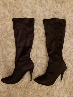 Сапоги-чулок атласные