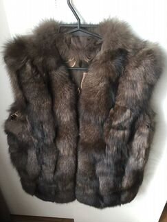 Жилет из песца S-M