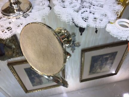 Подсвечник- кольцо ручная работа кружево Германия