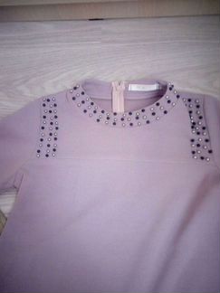 Короткое платье,удобное и даже подойдёт при береме